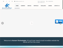 Tablet Screenshot of konzerntech.com